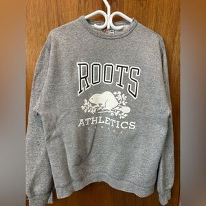 Roots Grey Crewneck Sweatshirt - Mens / Unisex